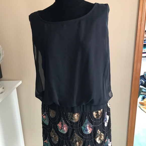 Betsy & Adam Dresses & Skirts - Black sequins dress
